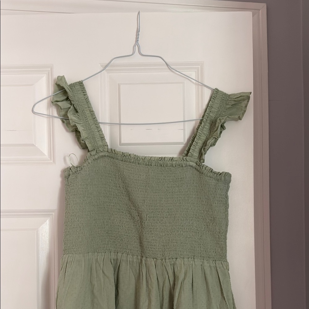 J. Crew Green Maxi Dress